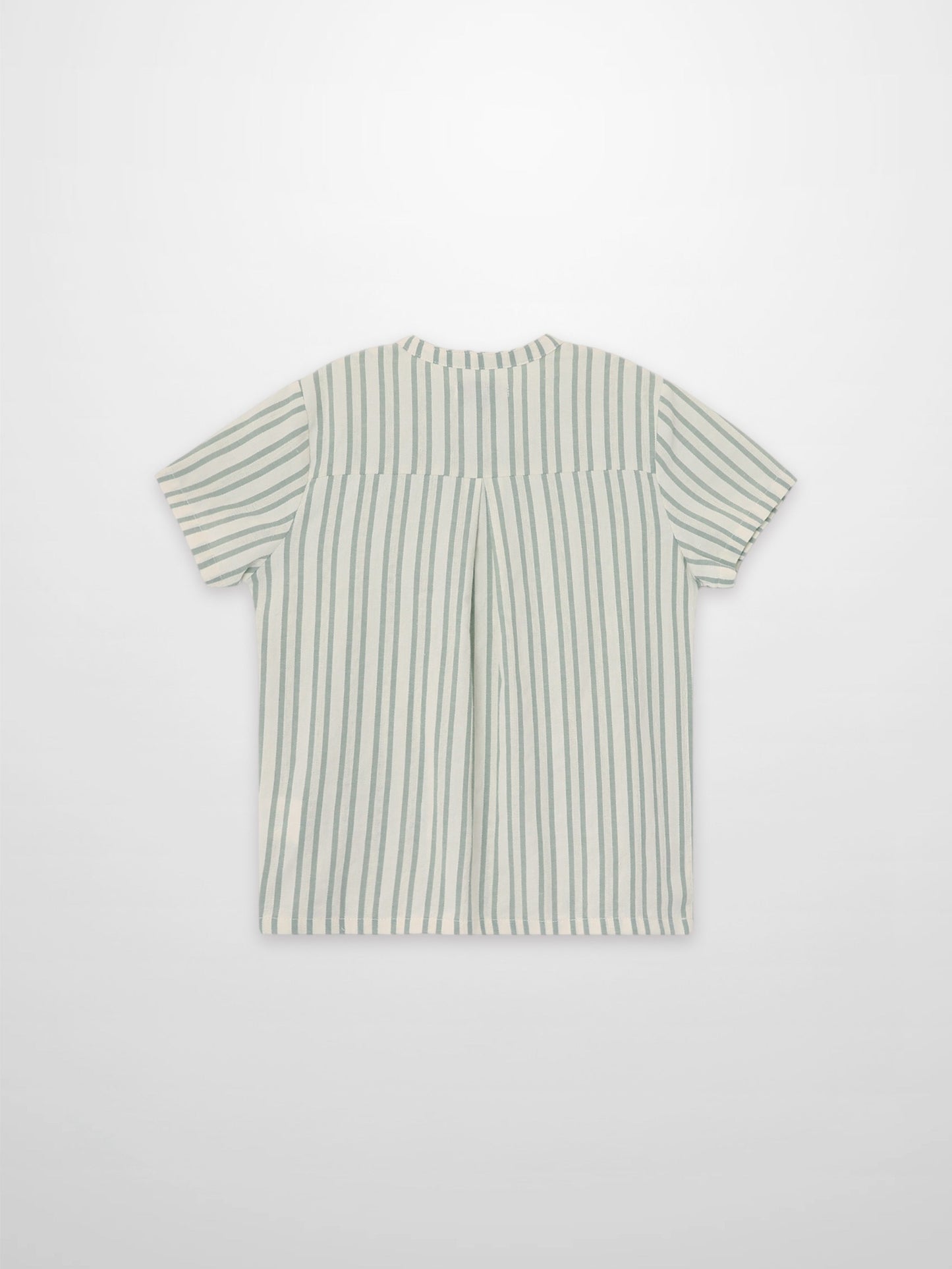 Green Striped Shirt