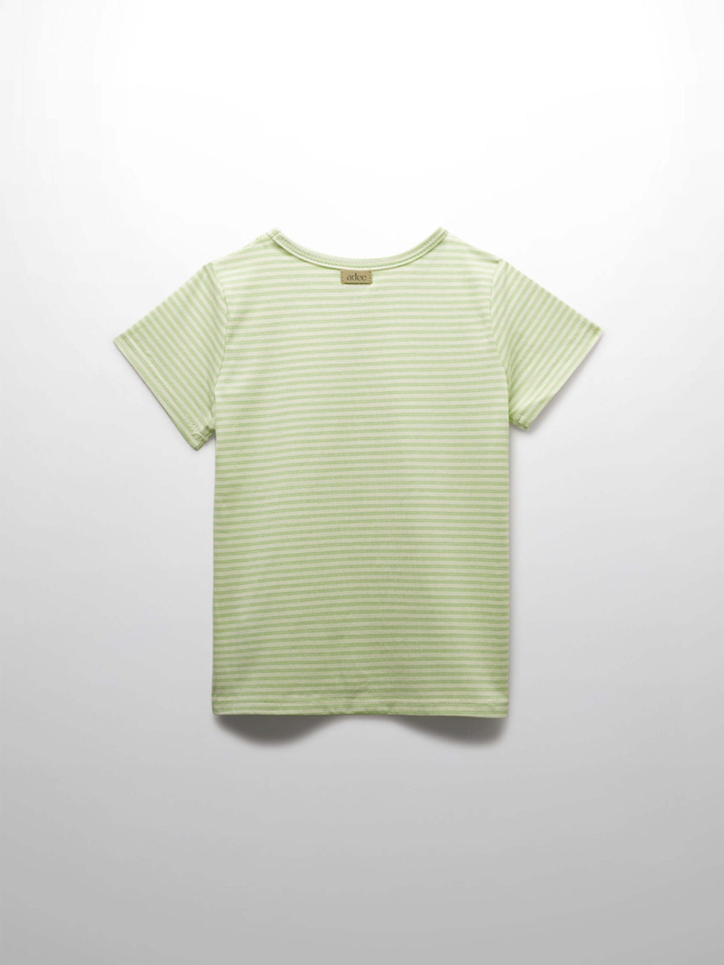 Yellow Striped Short Sleeve T-Shirt