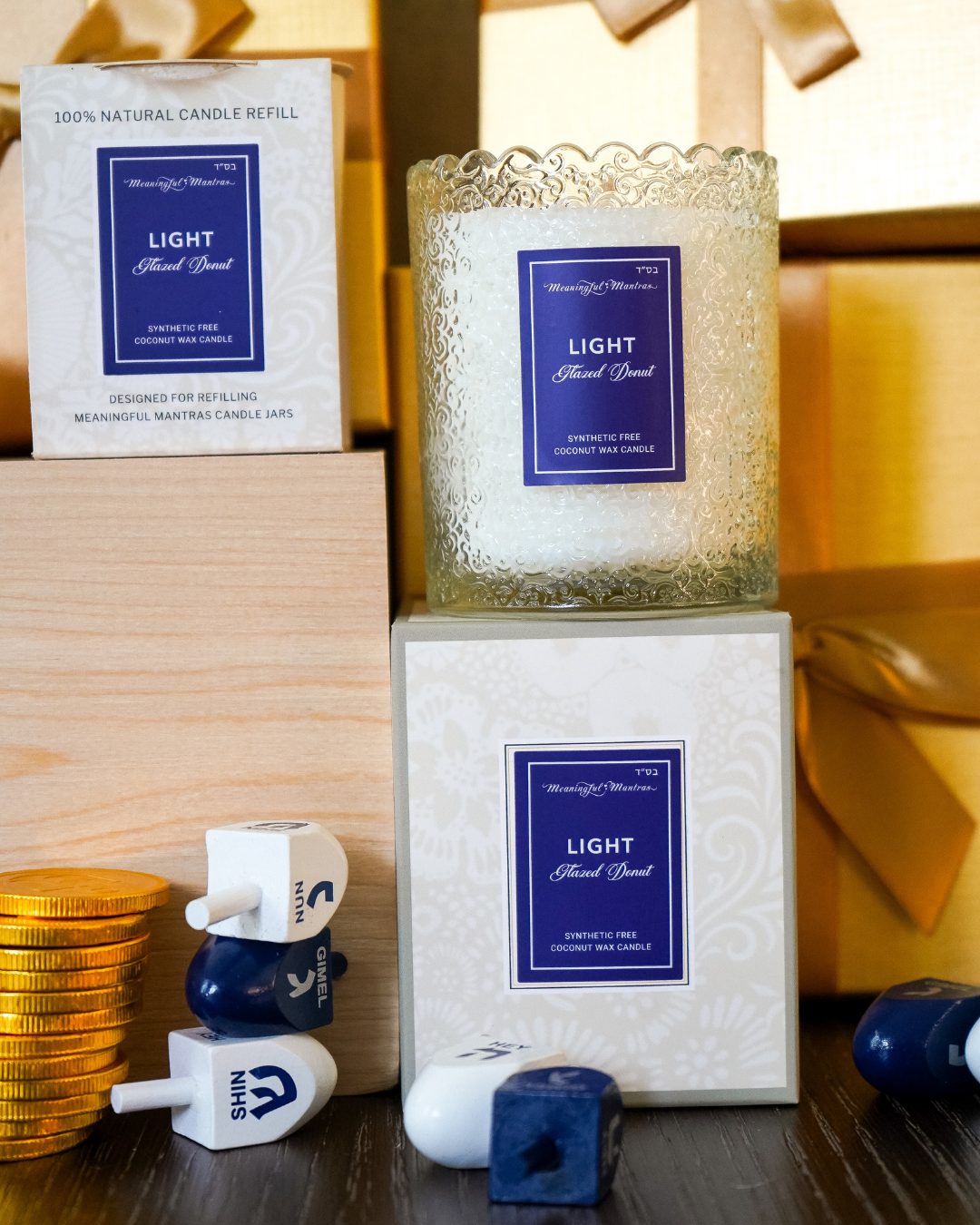 Glazed Donut Natural Candle 8oz Kaia Collection