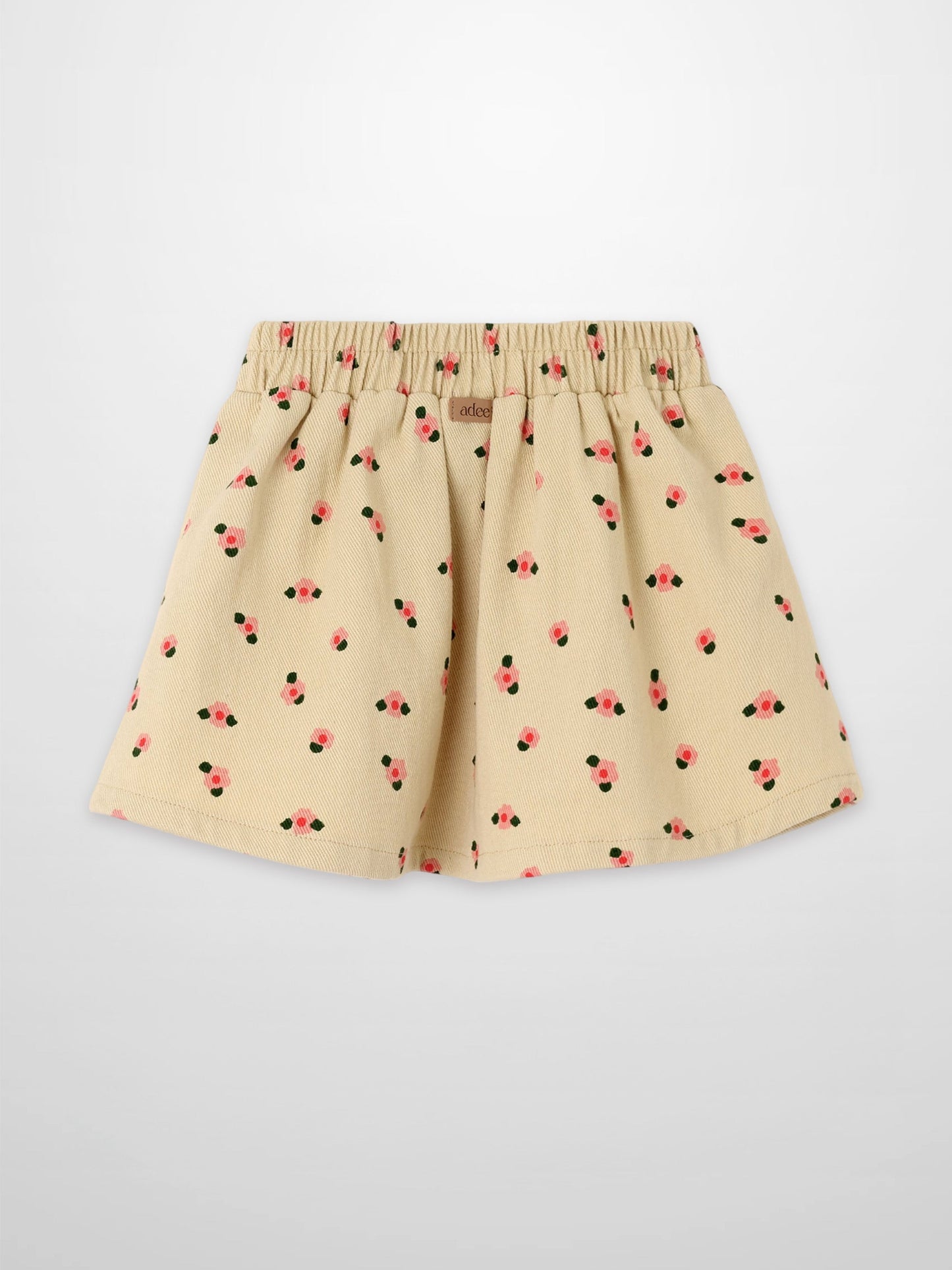 Tan Floral Skirt