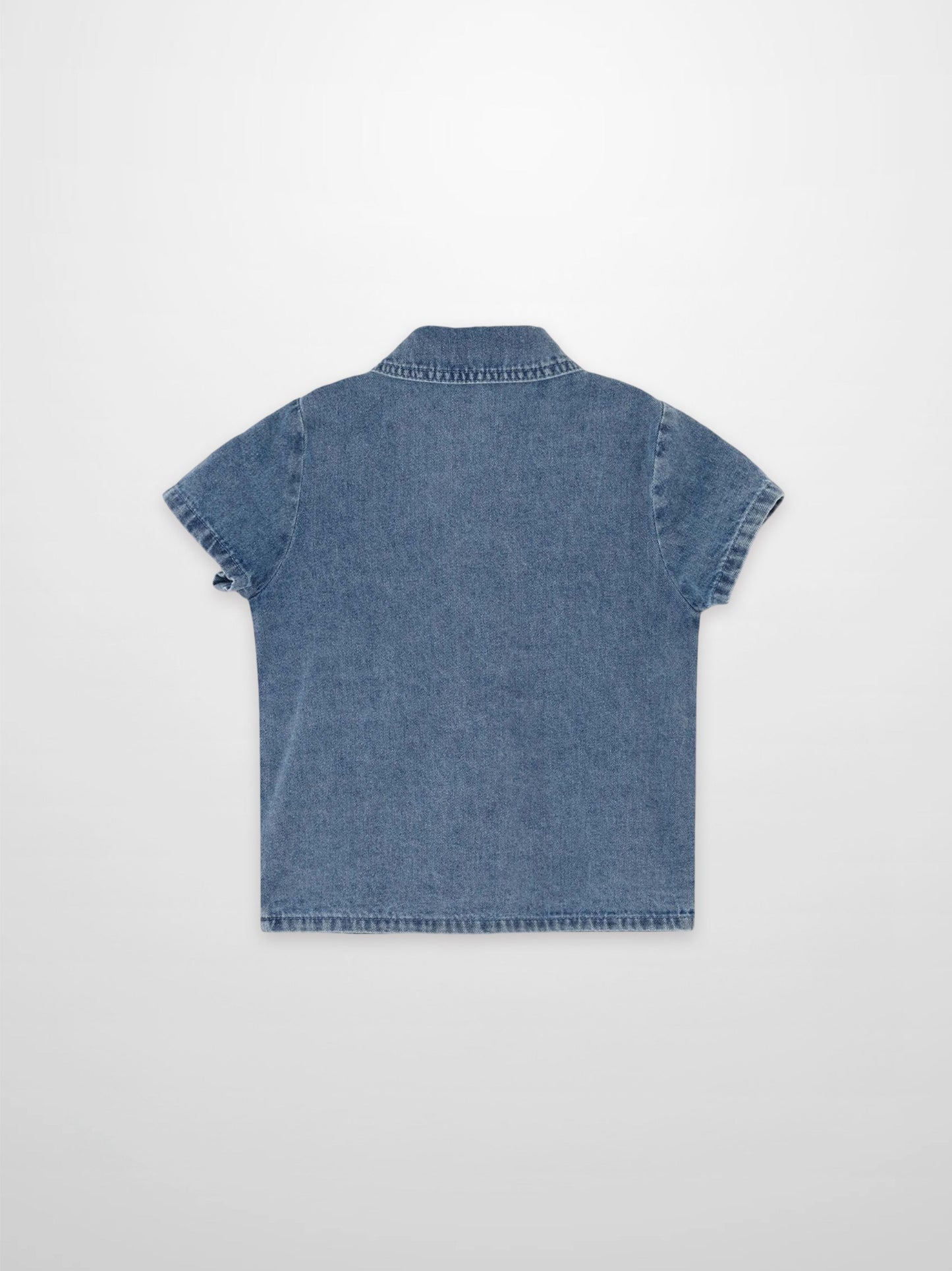 Blue Denim Button Down Shirt