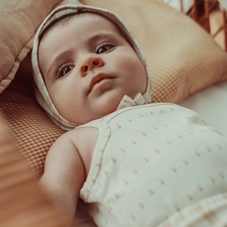 The Printed Pixie Bonnet - Mini Tulip