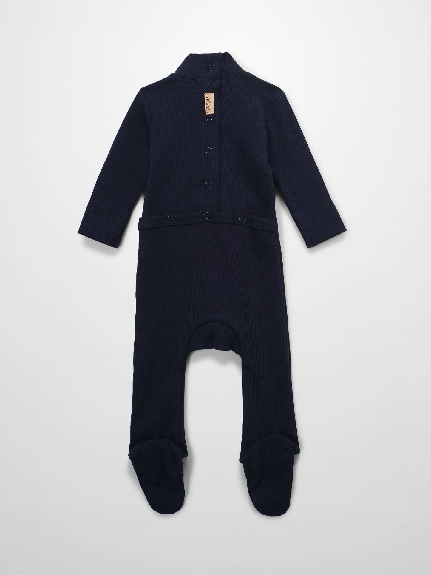 Mock Neck Stretchy - Navy