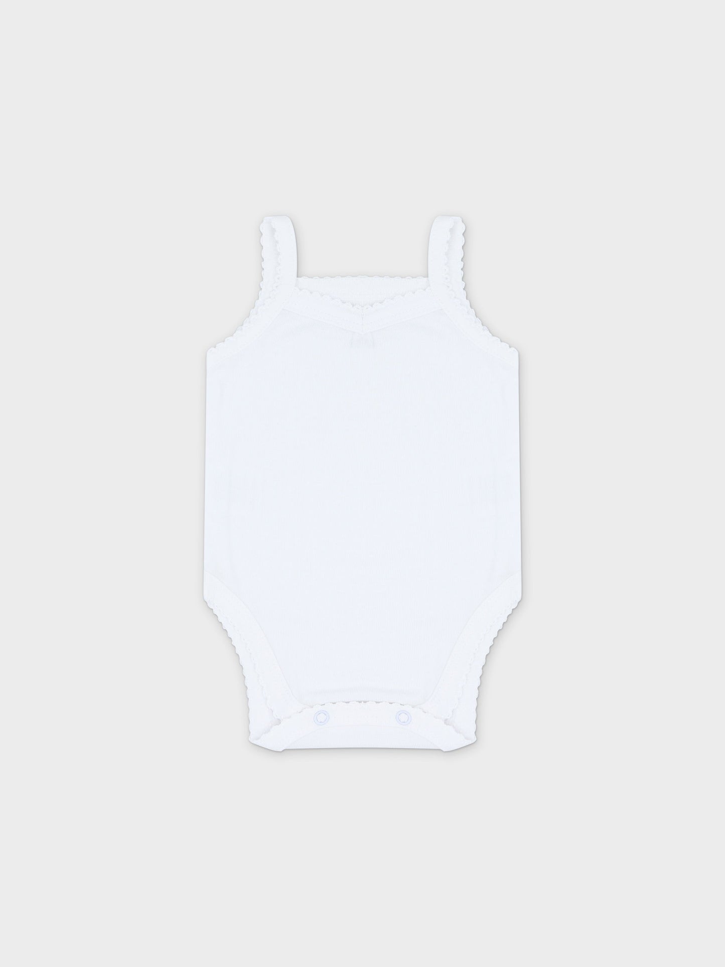 Ribbed Undershirt with Lace - 3 Pack