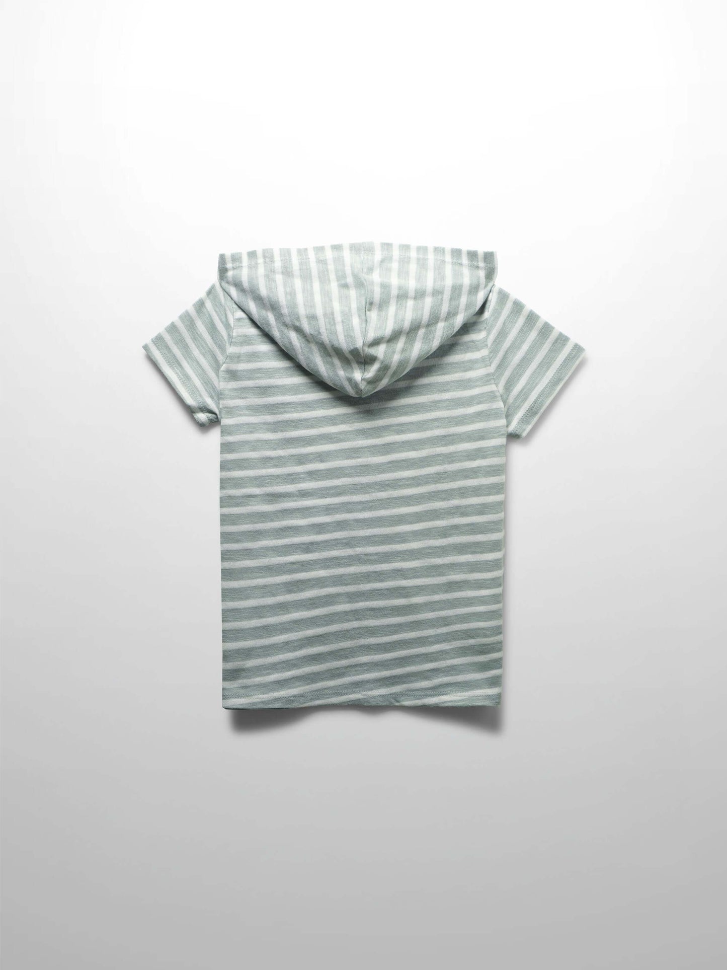 Striped Short Sleeve T-Shirt - Pastel Green