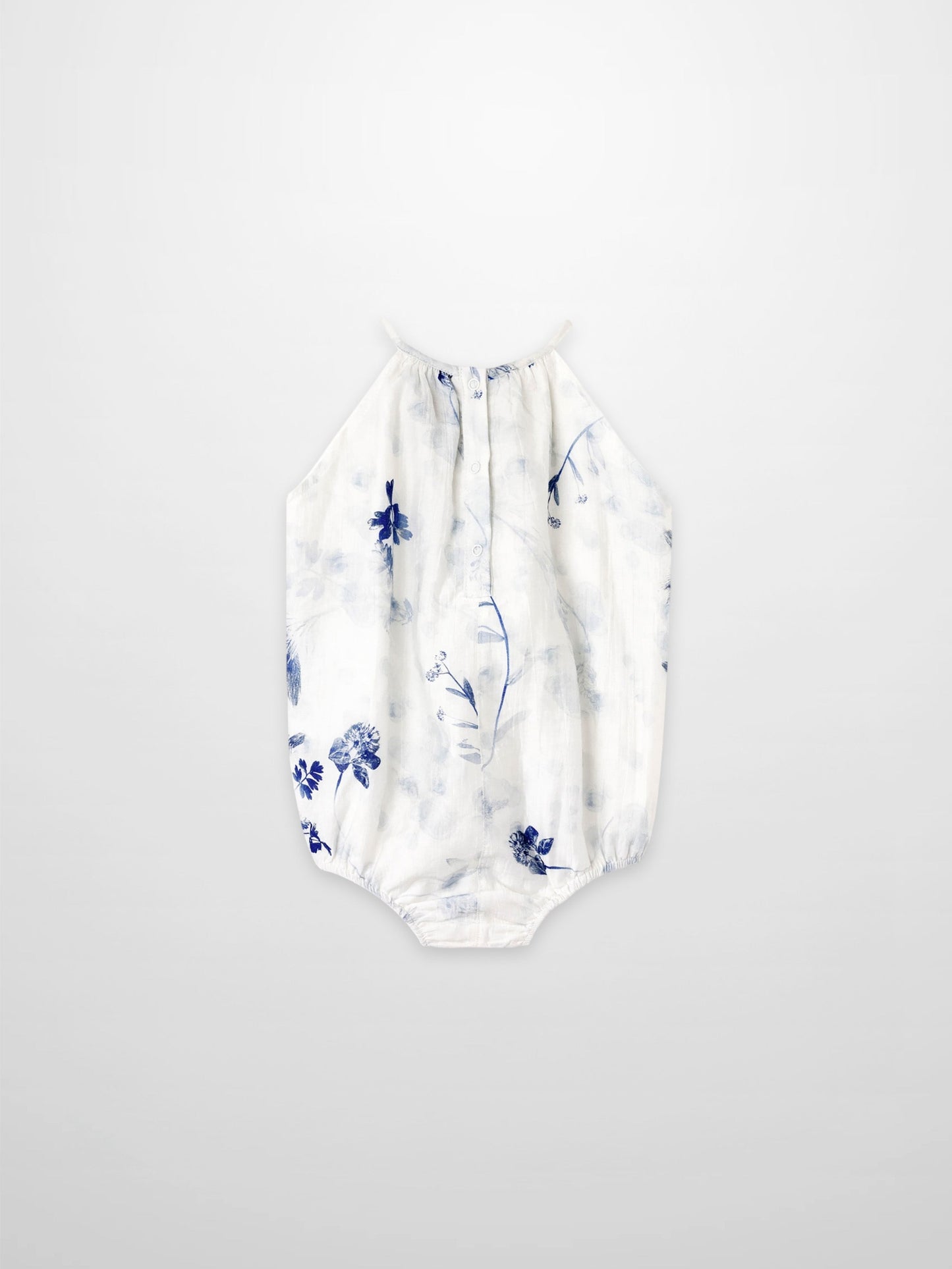 Blue Flower Romper