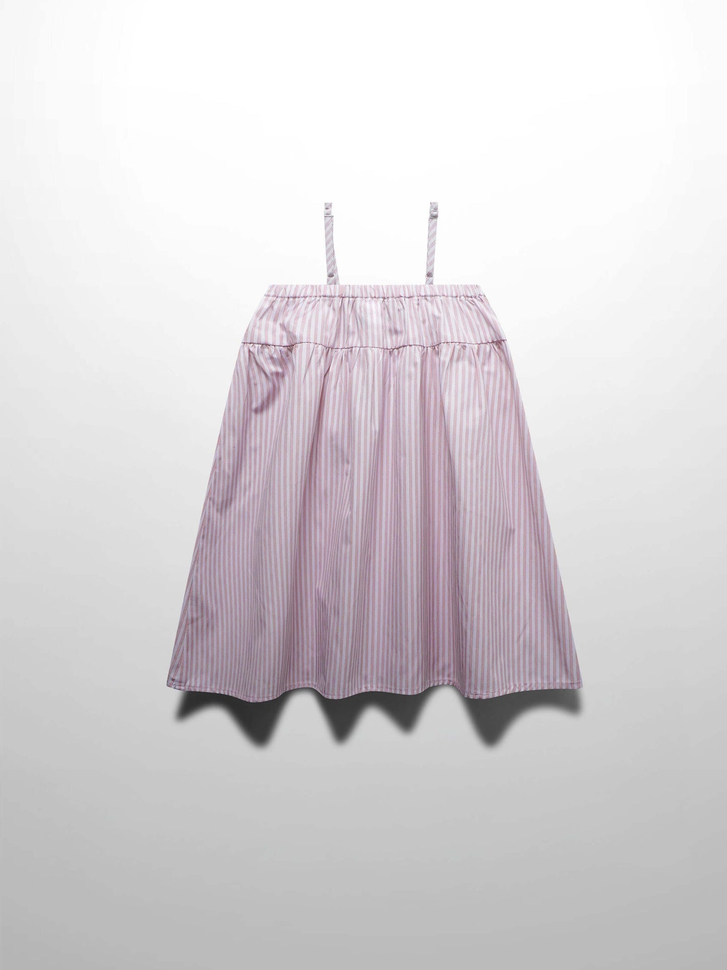 Striped Cotton Jumper-Pink