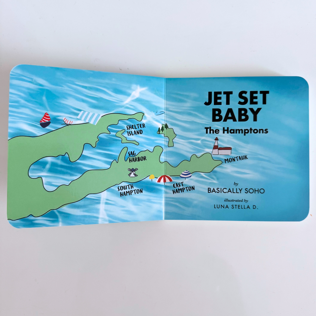 Hamptons Jet Set Baby Book