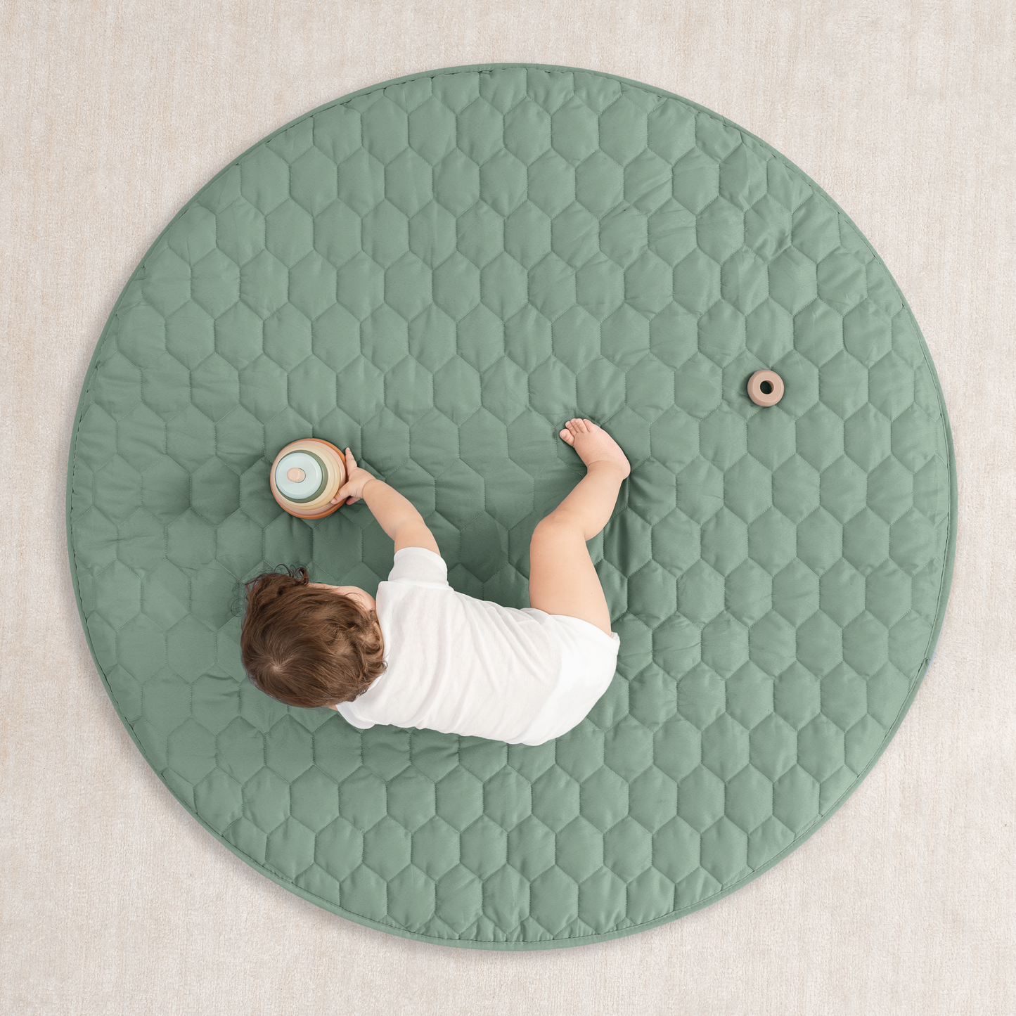 Play Mat with Non-Slip Bottom in Fern
