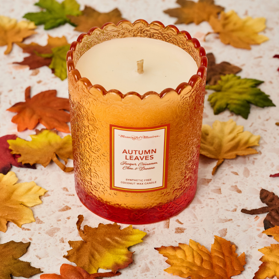Autumn Leaves Natural Candle 8oz Kaia Collection