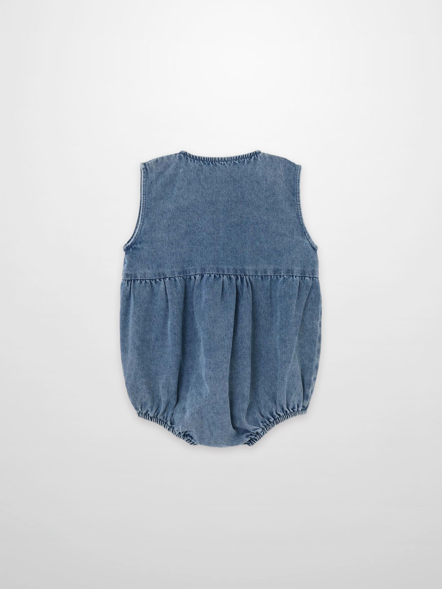 Blue Denim Romper