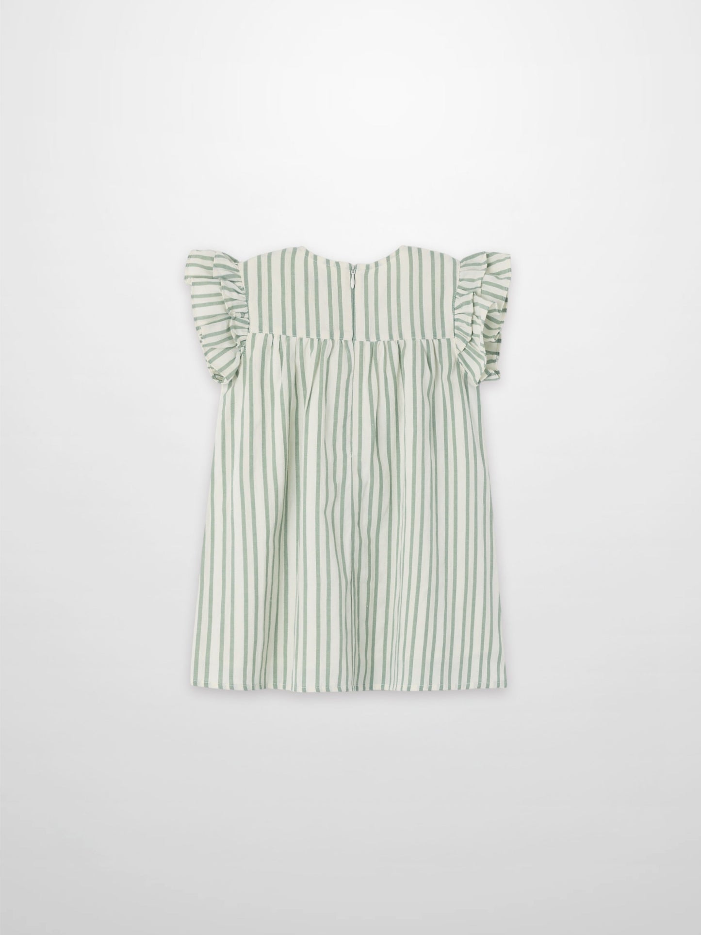 Green Striped Dress