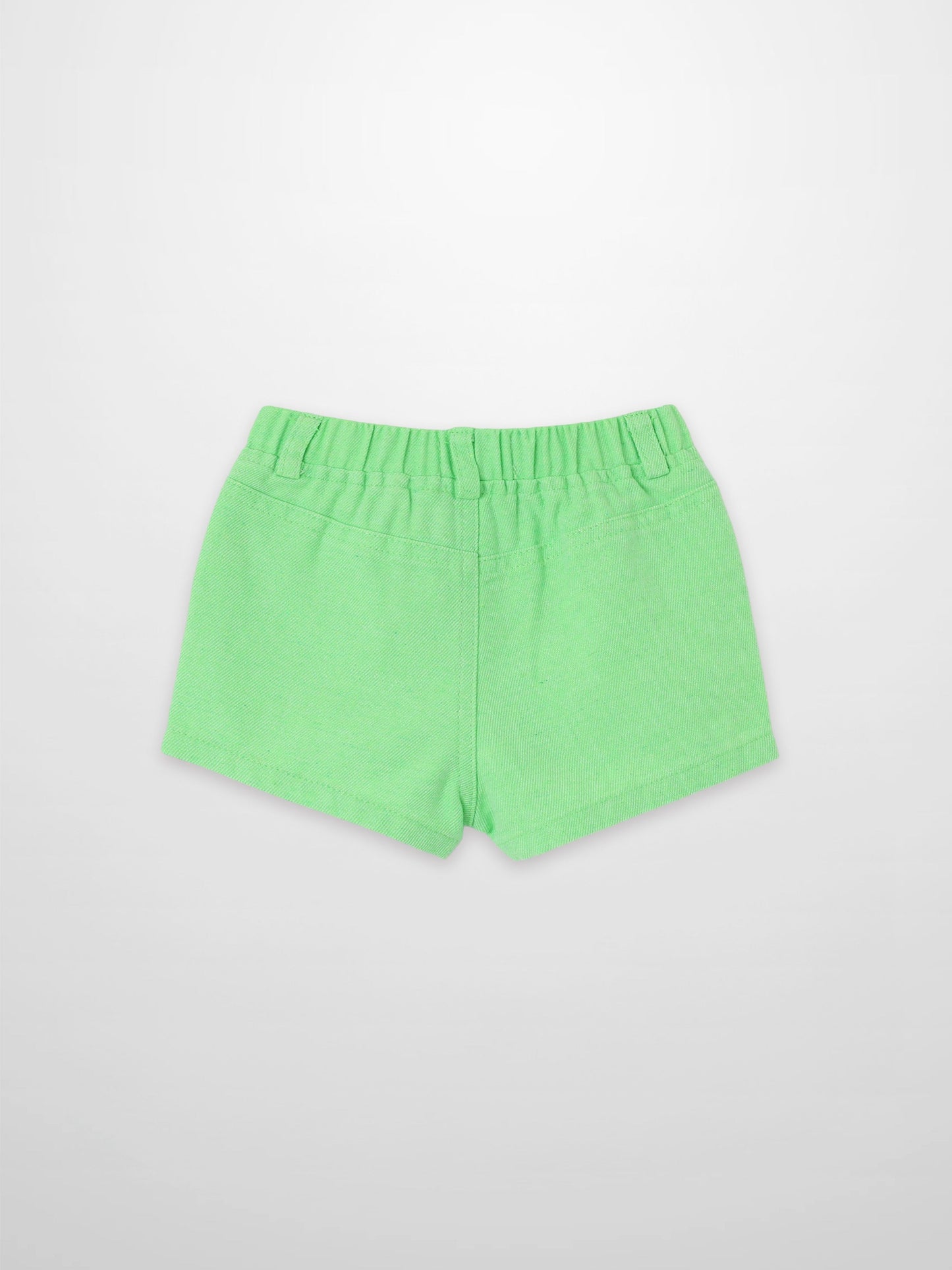 Denim Shorts - Neon Green