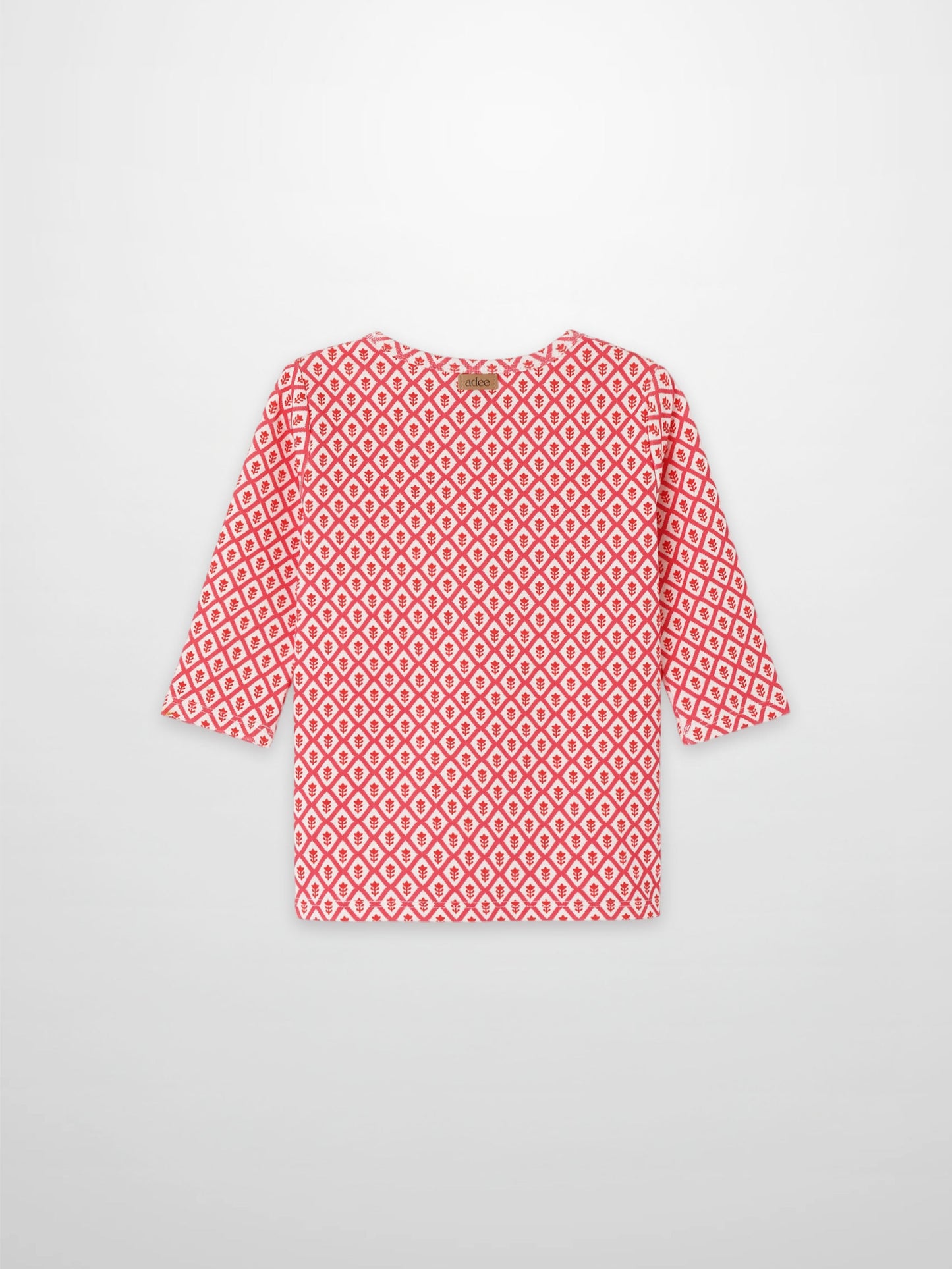 Diamond Flower T-Shirt - 3/4 Sleeve