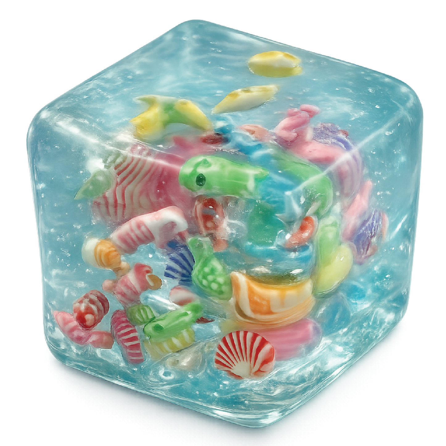 Fun Doh Squishy Charm Cube Sensory Fidget Toy – Assorted Styles