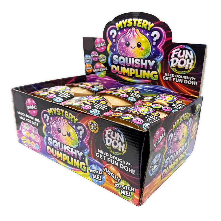 Fun Doh Mystery Dumpling Squishies – Viral Sensory Fidget Toy