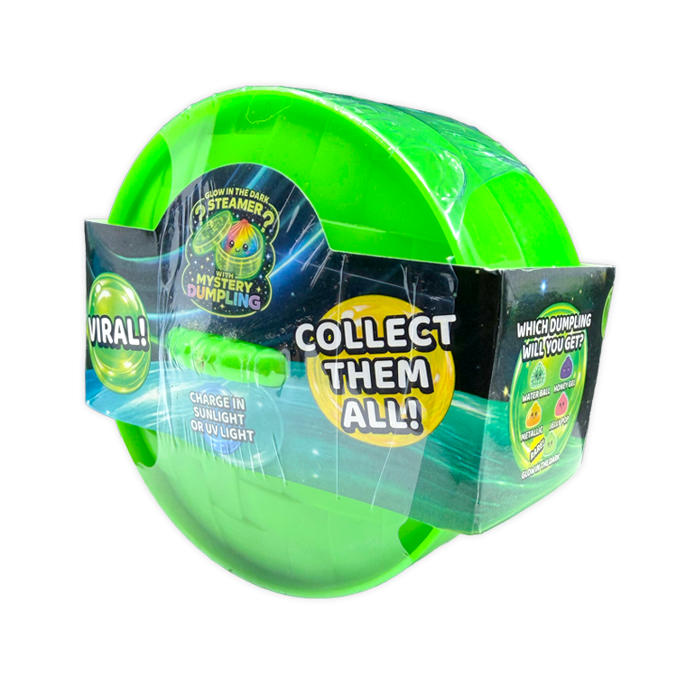 Fun Doh Glow-in-the-Dark Mystery Streamer Dumpling Squishy – Color Capsule