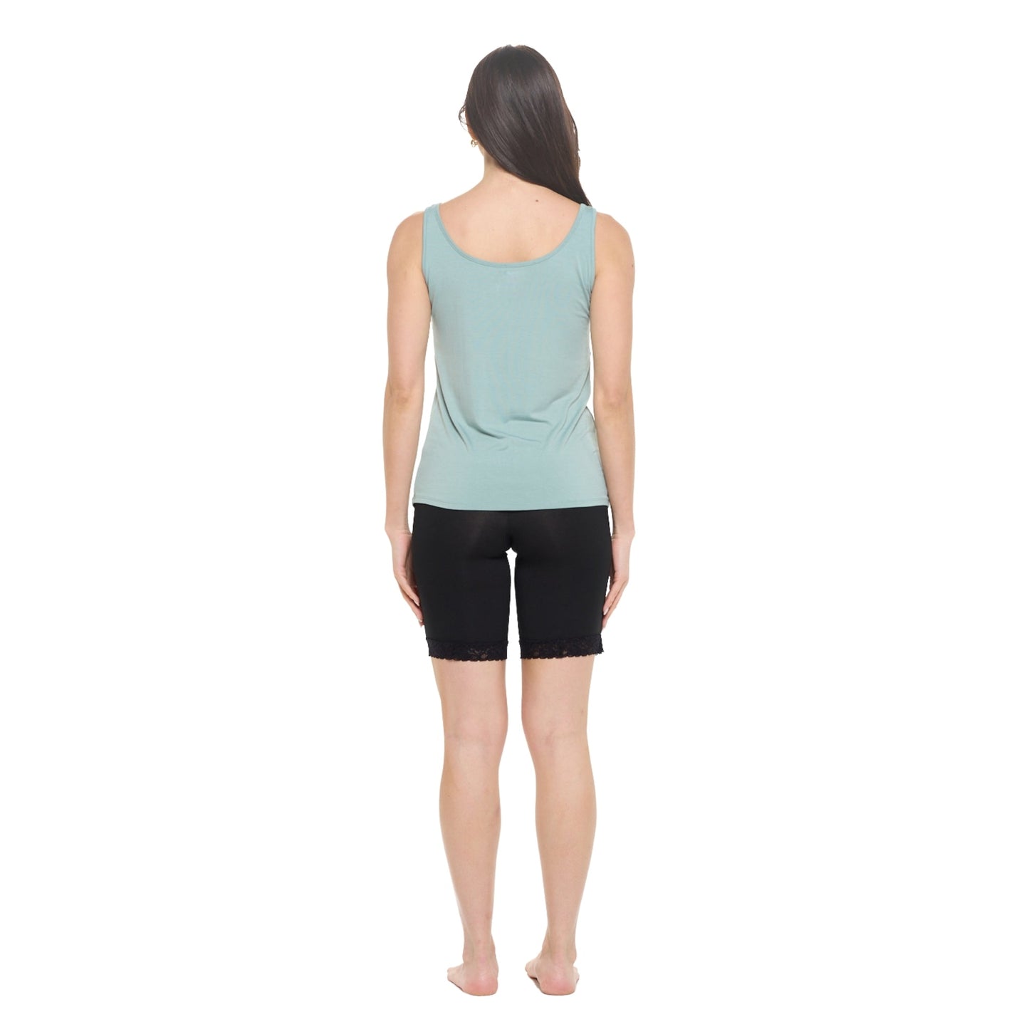 Lux Essential Tank Top | Green Dusty