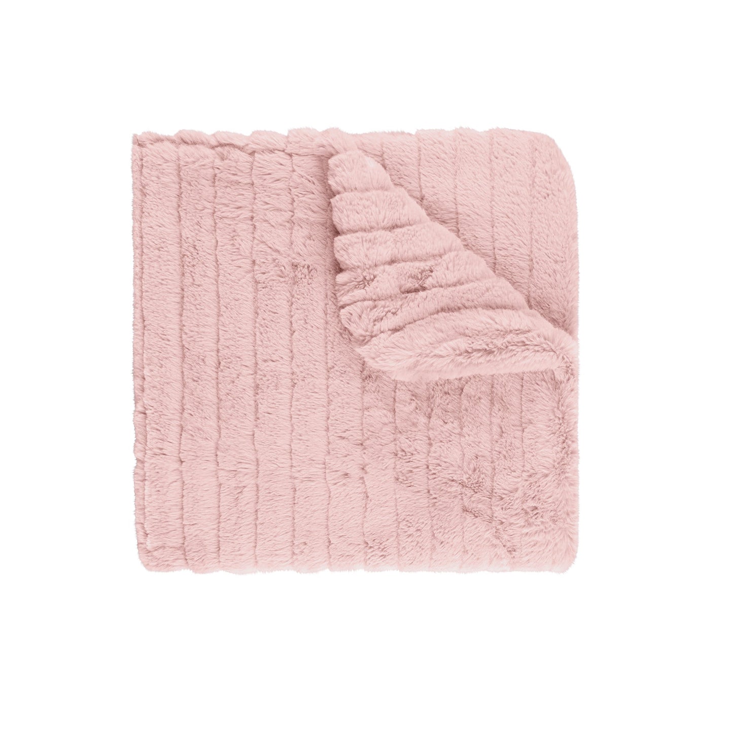 fur striped lovey - 16"x16"