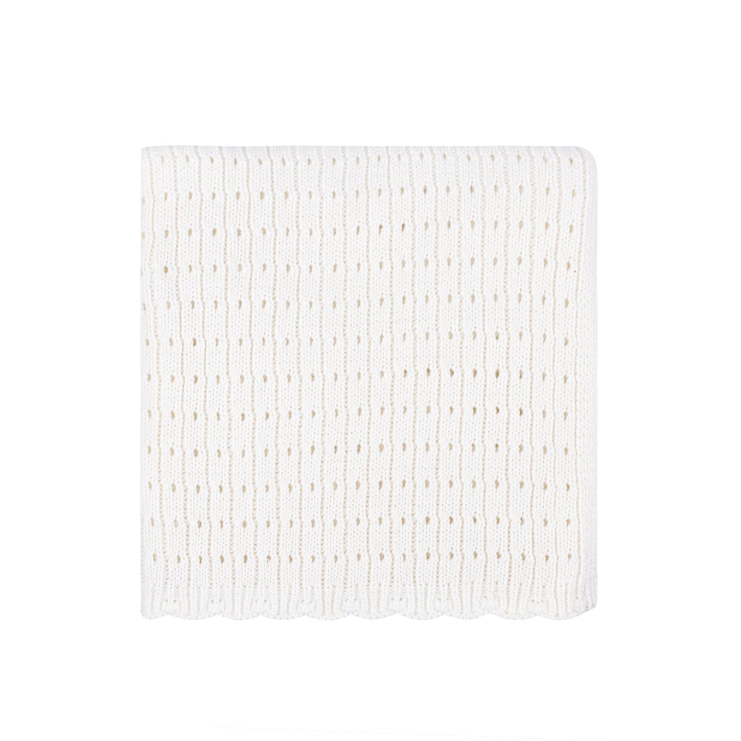 Pointelle Knit Blanket