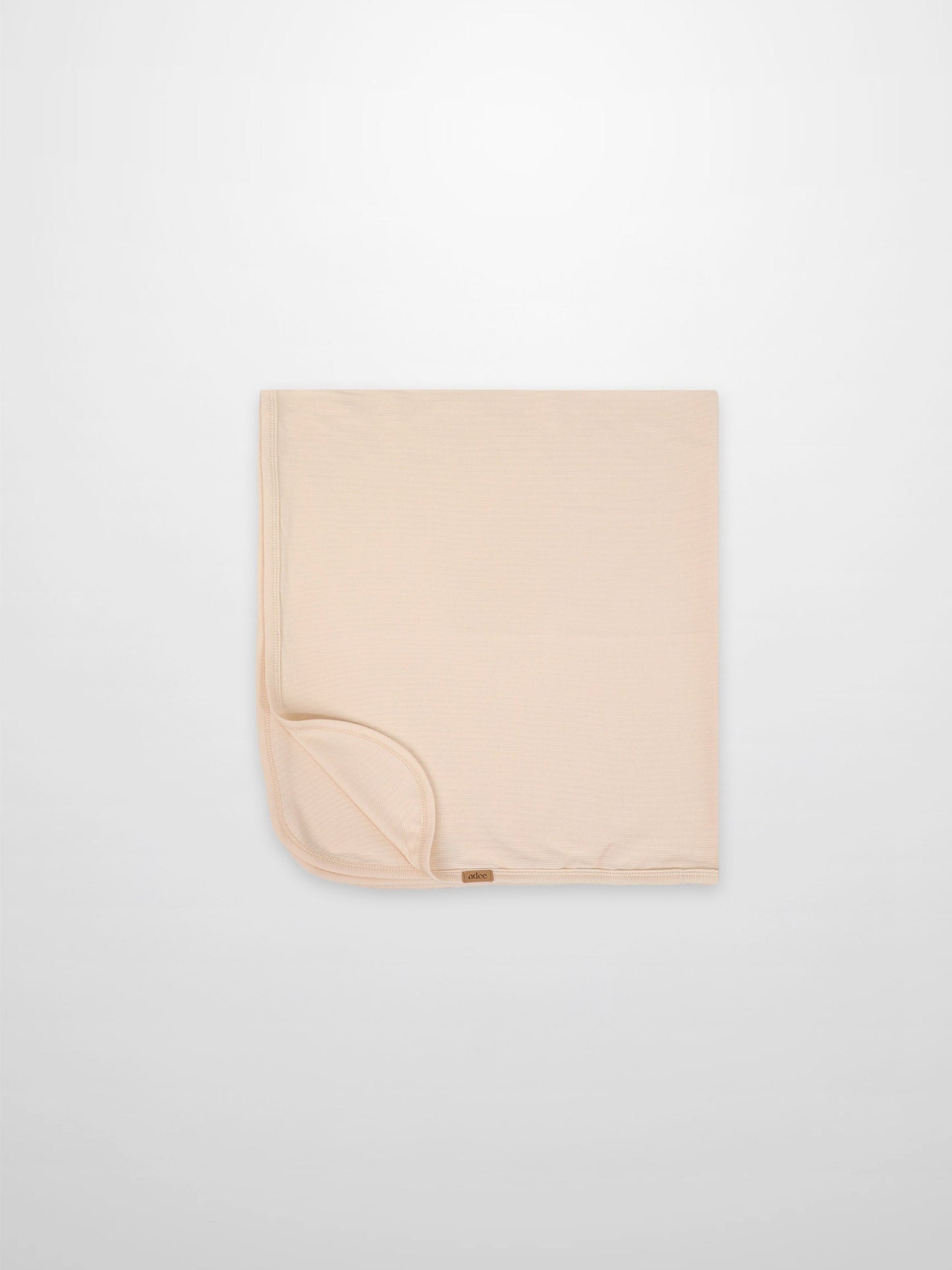 Thin Ribbed Blanket - Cream