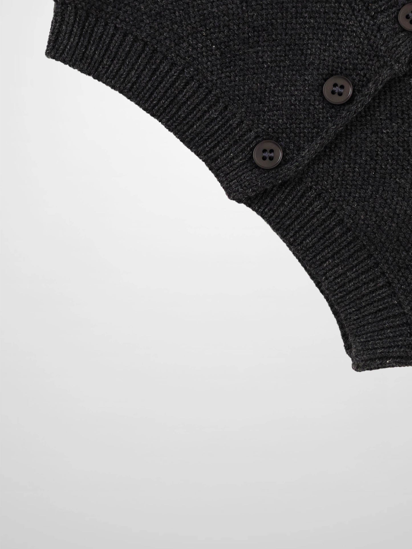 Cropped Cardigan - Heather Grey