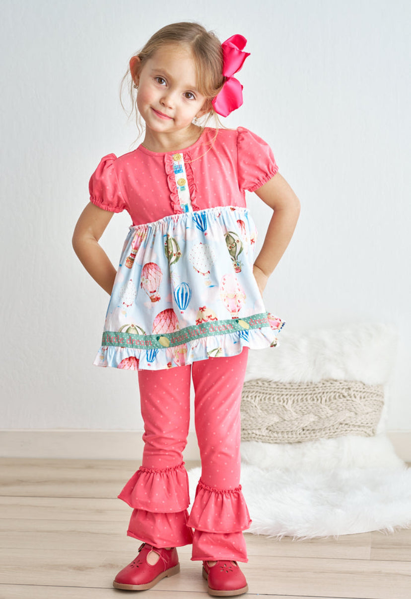 Platinum hot air balloon pant set