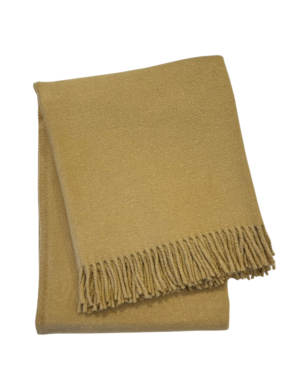 Solid Plush Cotton Blend Throw - 55" x 70"