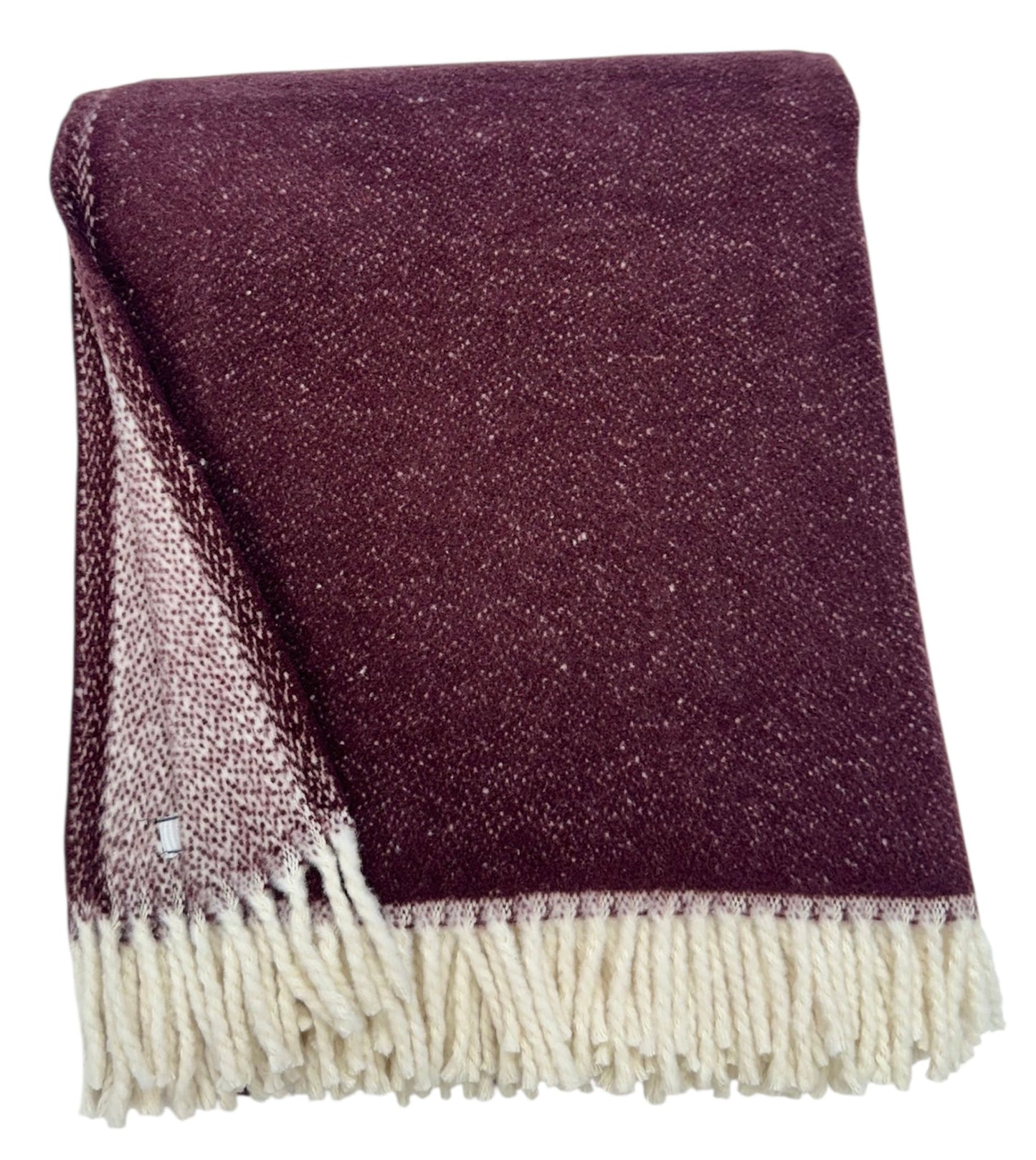 Double Faced Solid Mini Chevron Throw