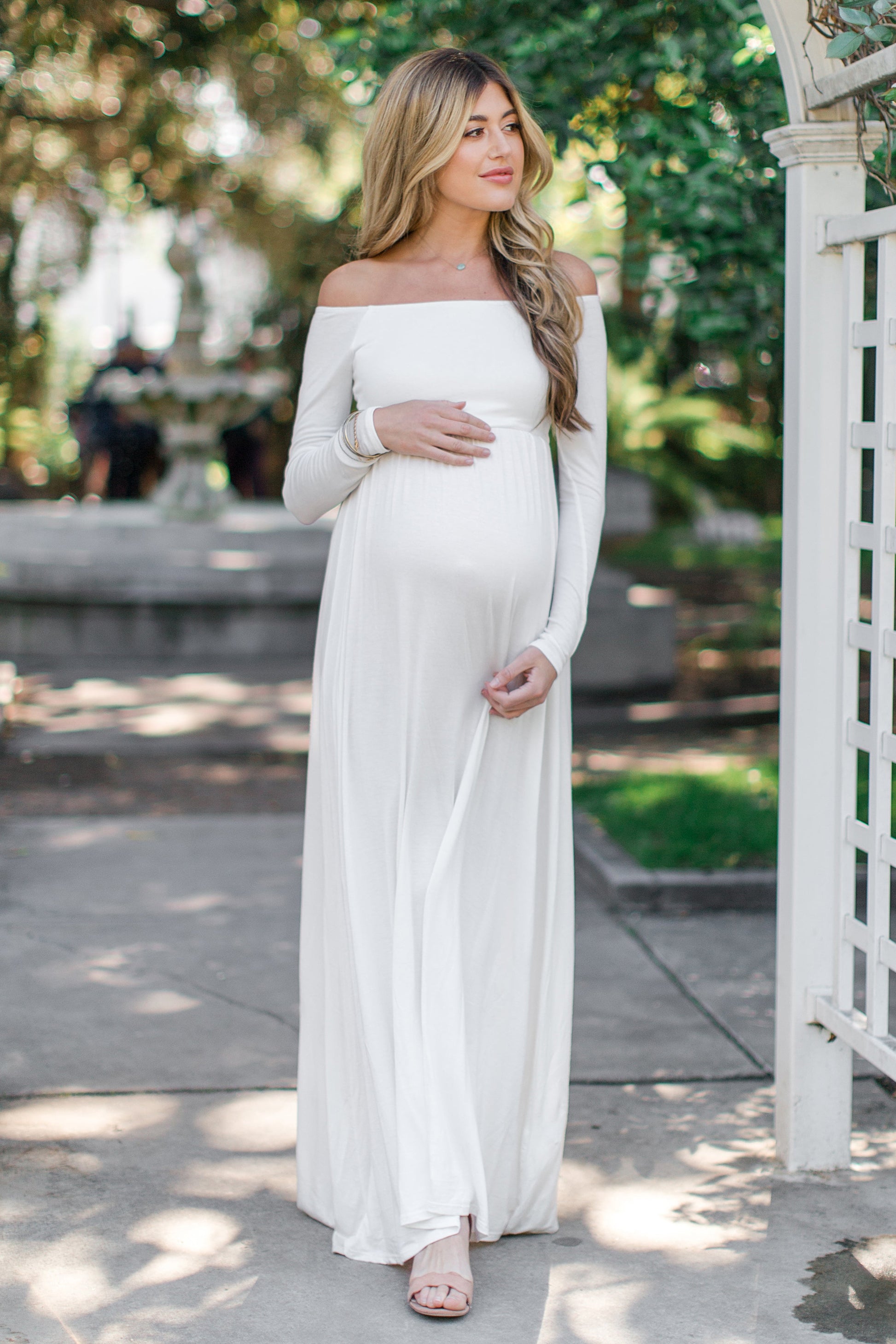 petite maternity maxi dress Peauty Black Pregnancy Bodycon Dress Photoshoot Baby Shower Wedding Guest Casual Summer Outfit Summer Maternity Clothes(Black S) at Amazon Women's Clothing store or everyday comfort PinkBlush Petite Olive Solid Off