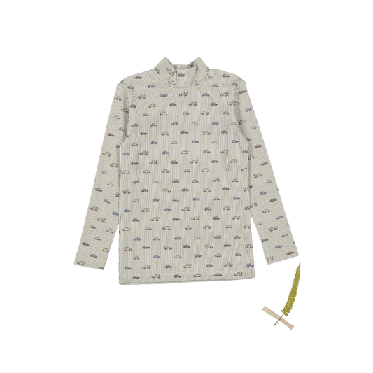 The Printed Tutleneck - Vintage Car