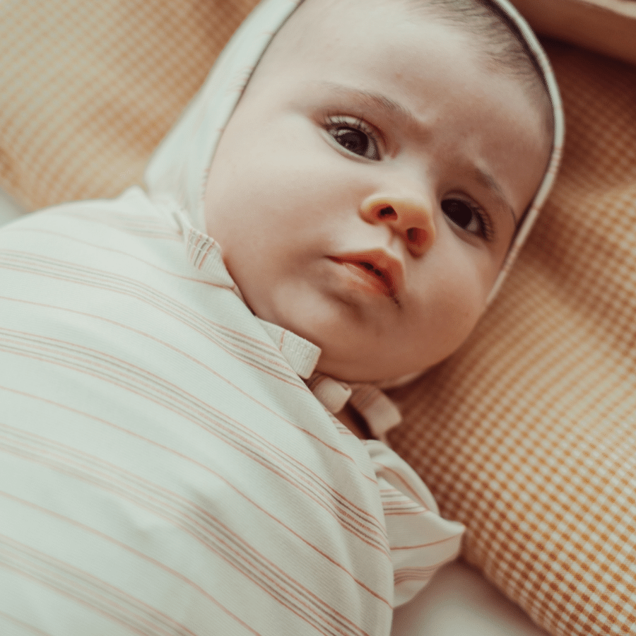 The Printed Tank Onesie - Mist Stripe