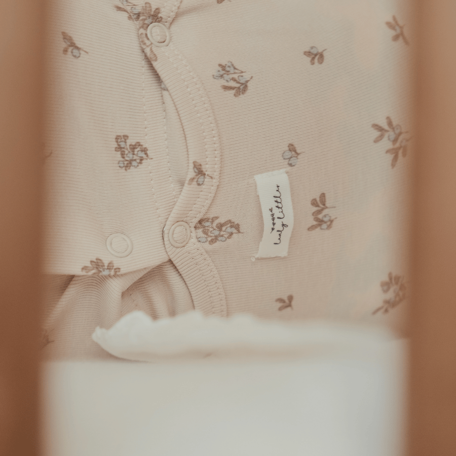 The Printed Romper - Berry Blue