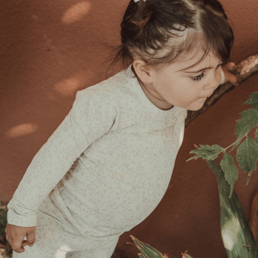 The Printed Set - Flutter Pink