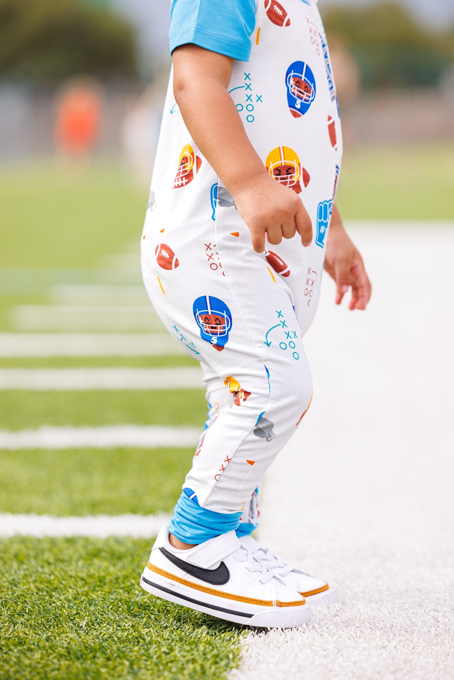 Gridiron Greats Zip Romper