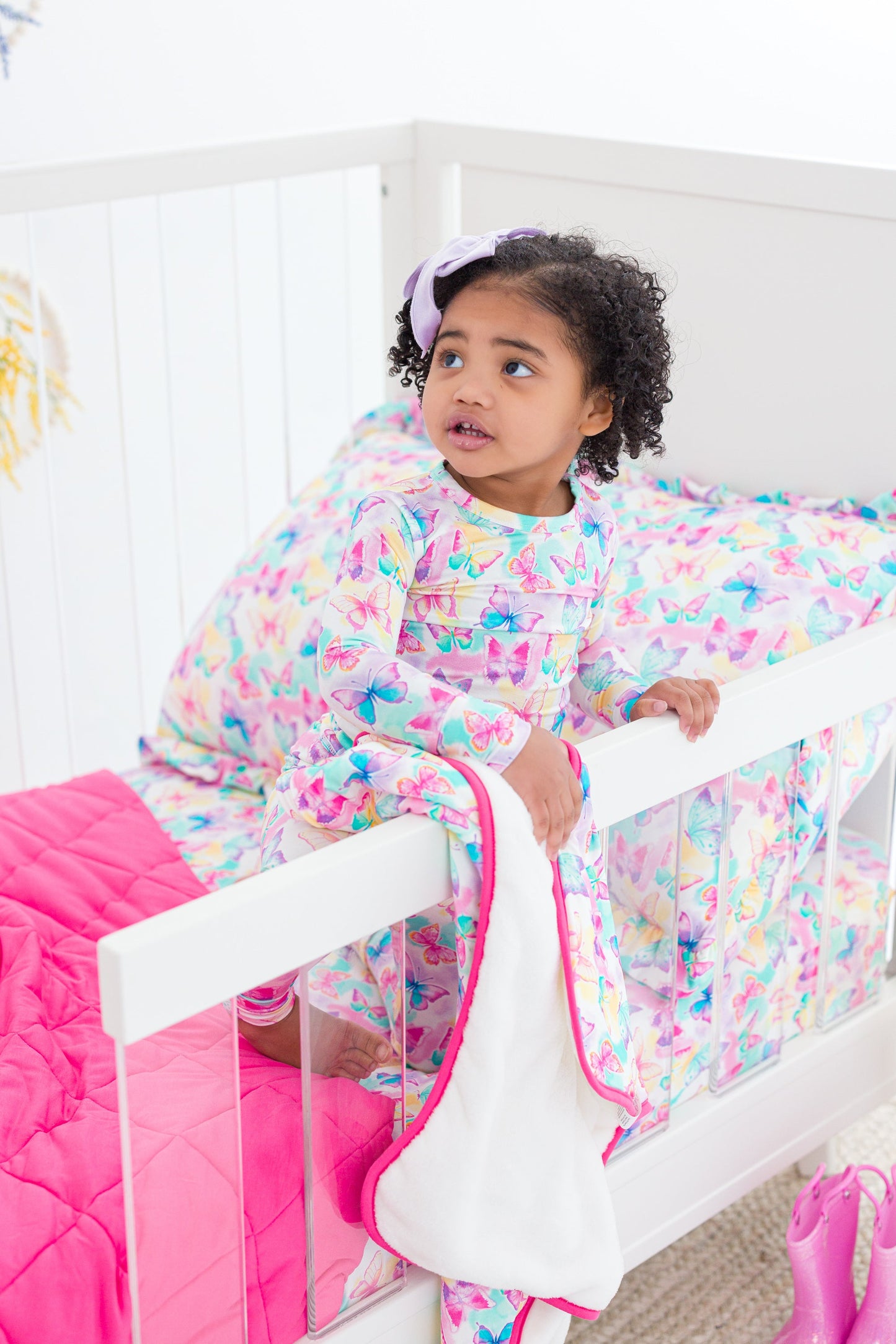Dahlia Plush Birdie Blanket- STROLLER