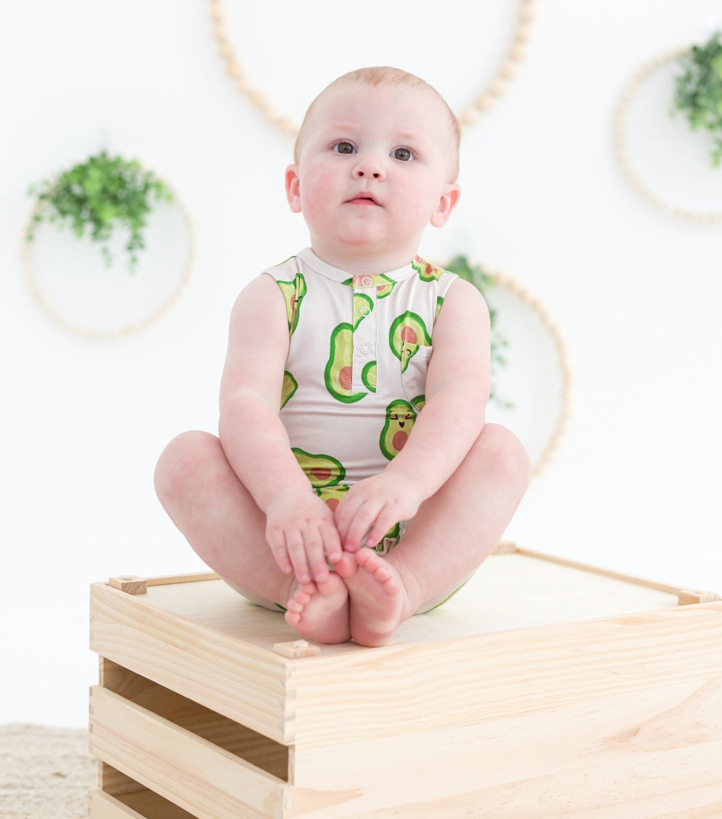 Avocado Shortie Romper