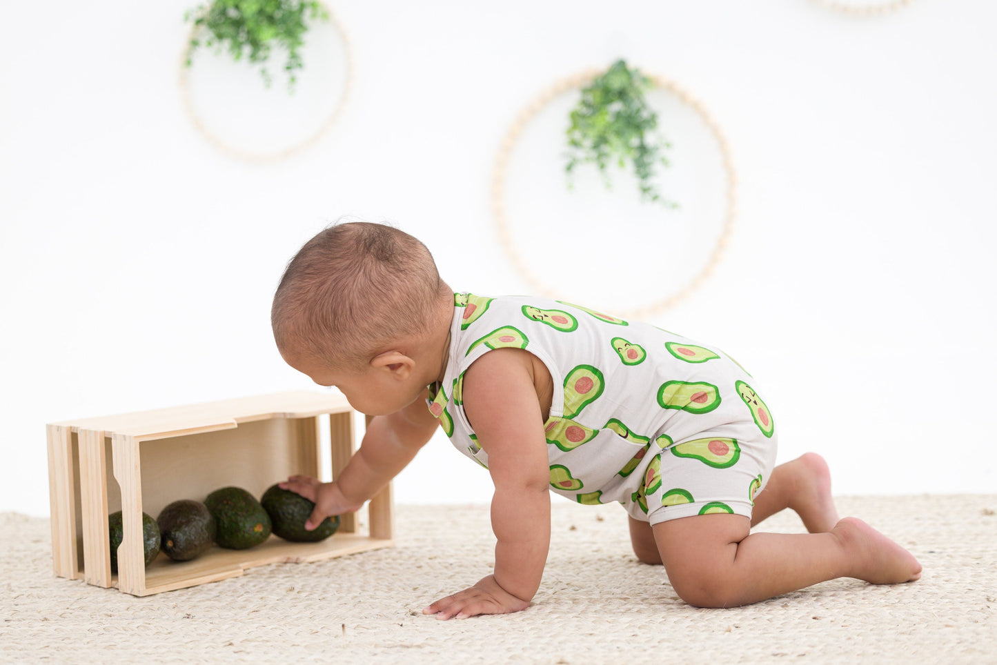 Avocado Shortie Romper