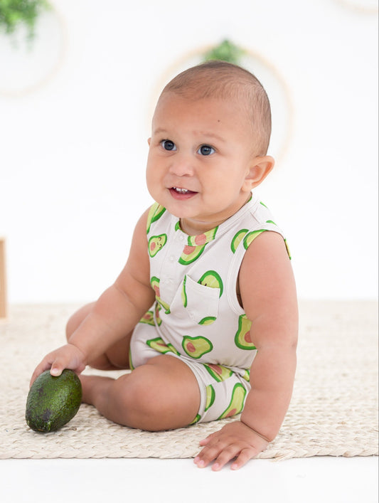 Avocado Shortie Romper