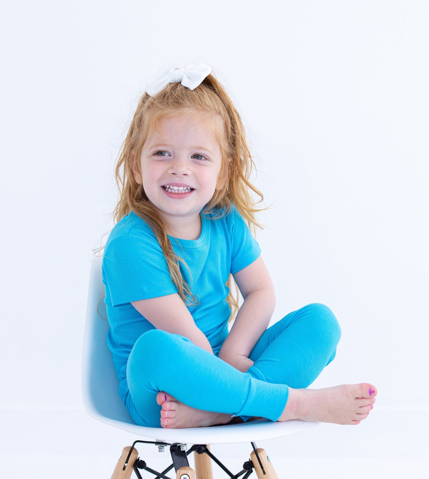 Aquarius Ribbed 2-Piece Pajamas