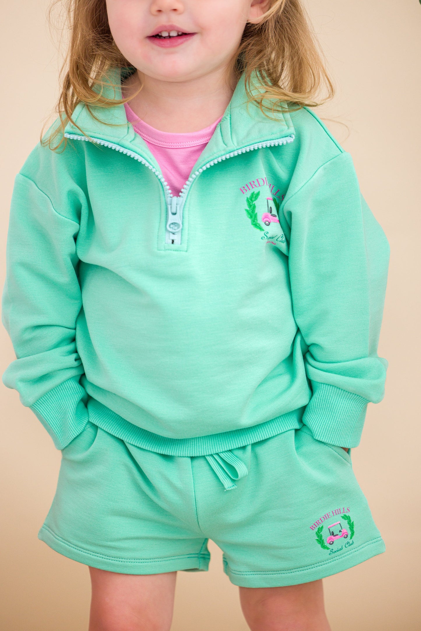 Birdie Social Club Half-Zip Sweatshirt