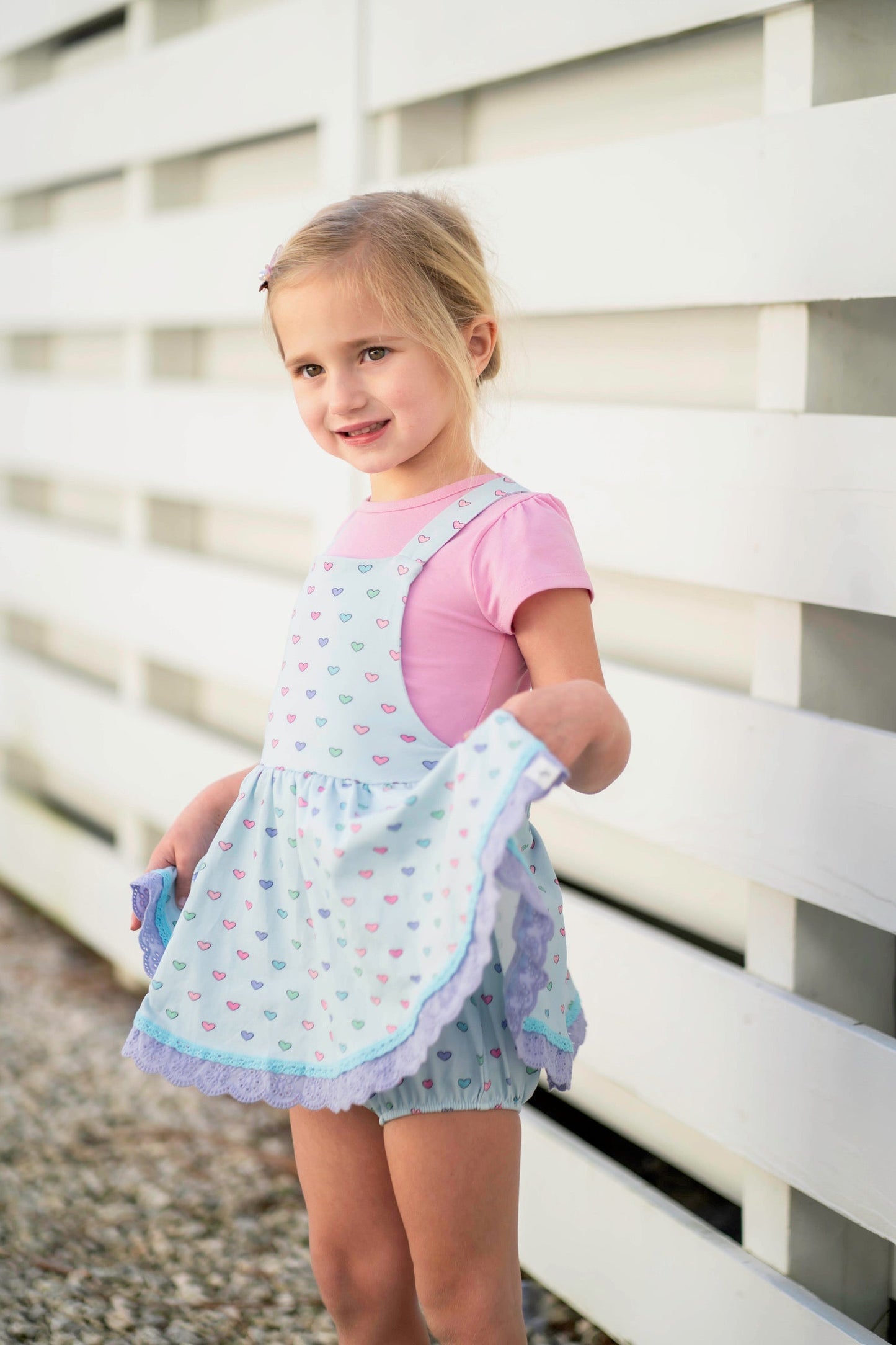 Candyland Skirted Romper Set