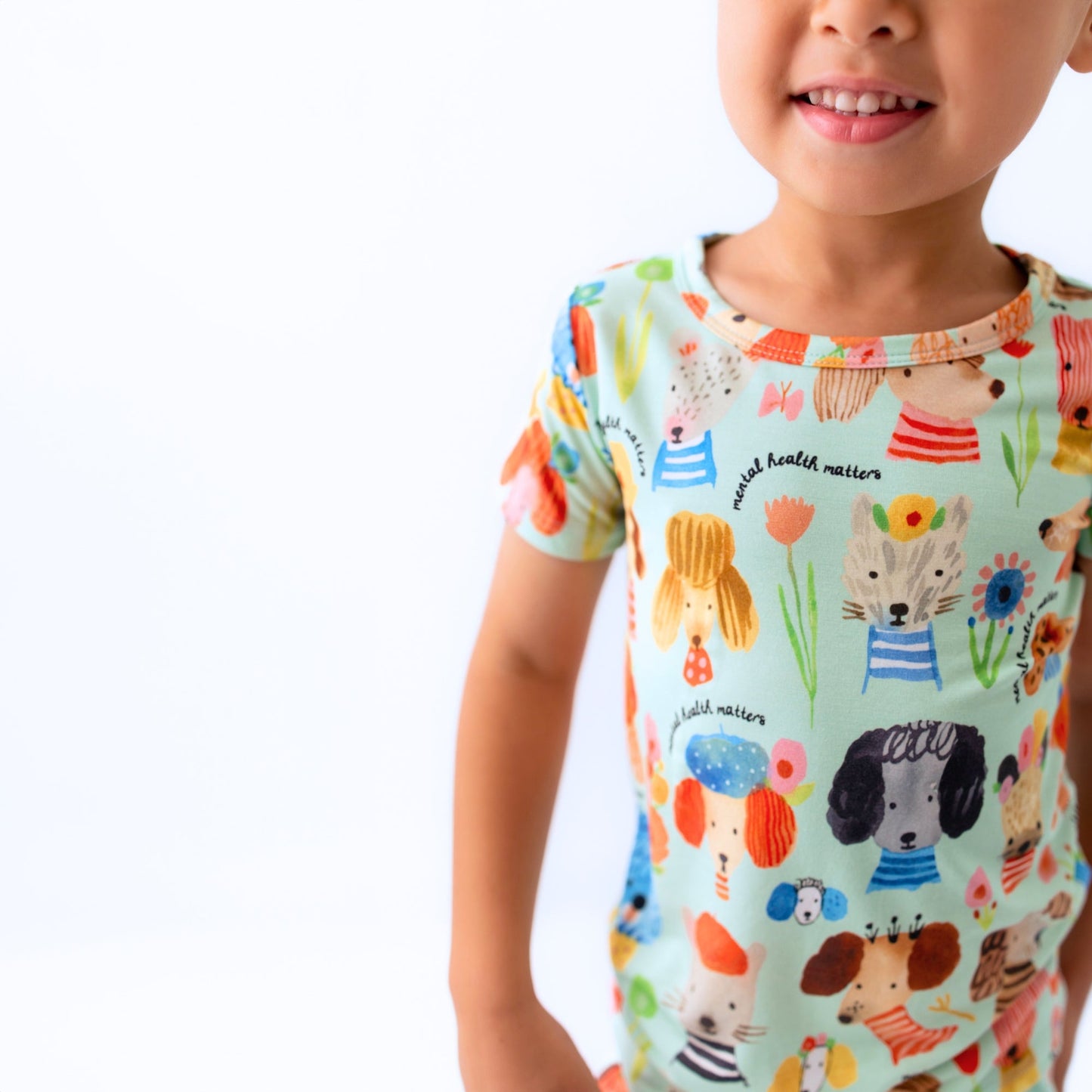 The Second-Skin 2-Piece Short Sleeve Pajama | Mindful Doggos
