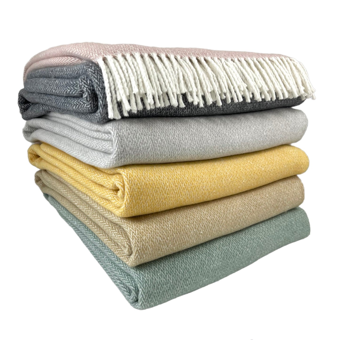 Mini Herringbone Throw - 55" x 70"