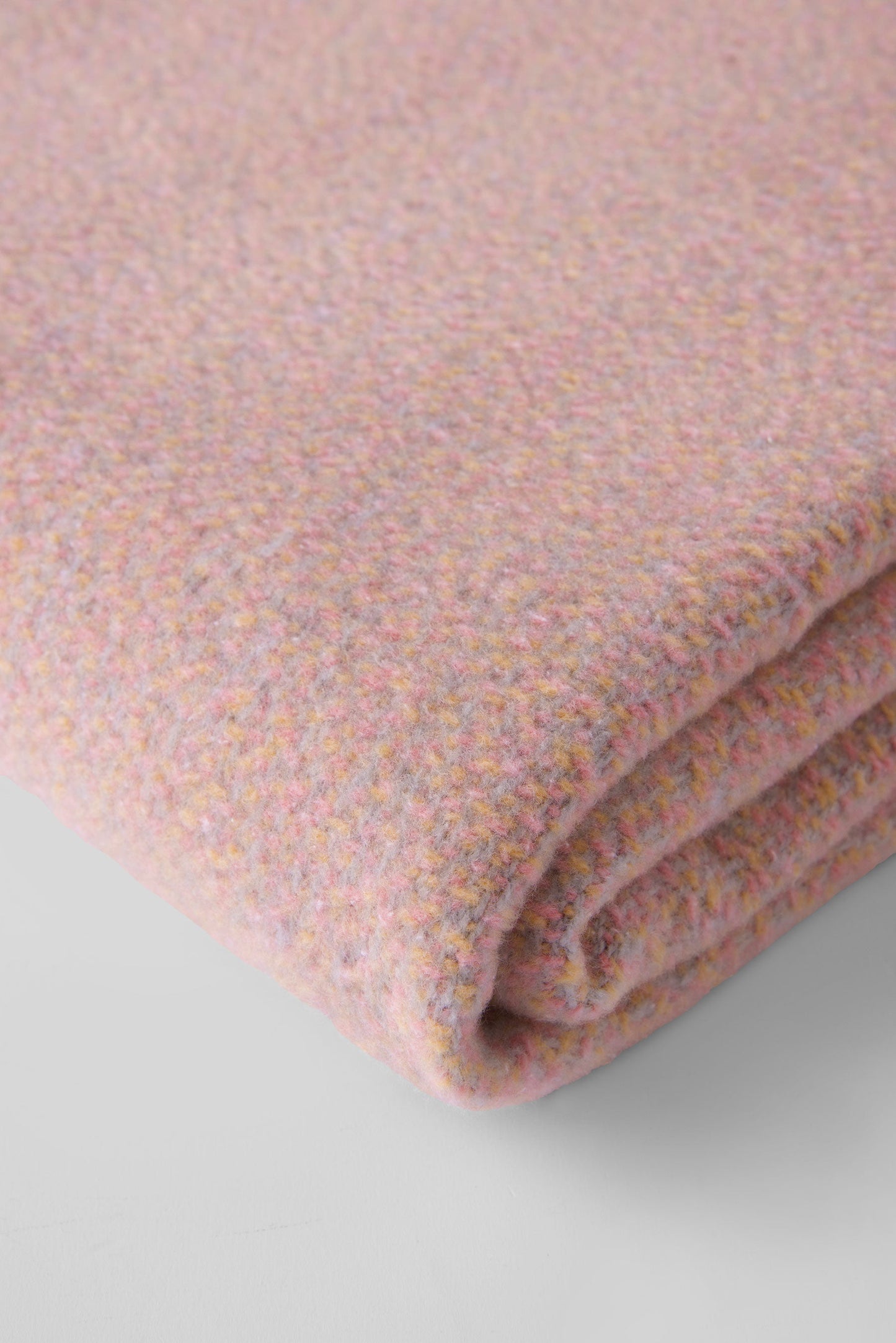 Tweed Weave Throw with Fringe
