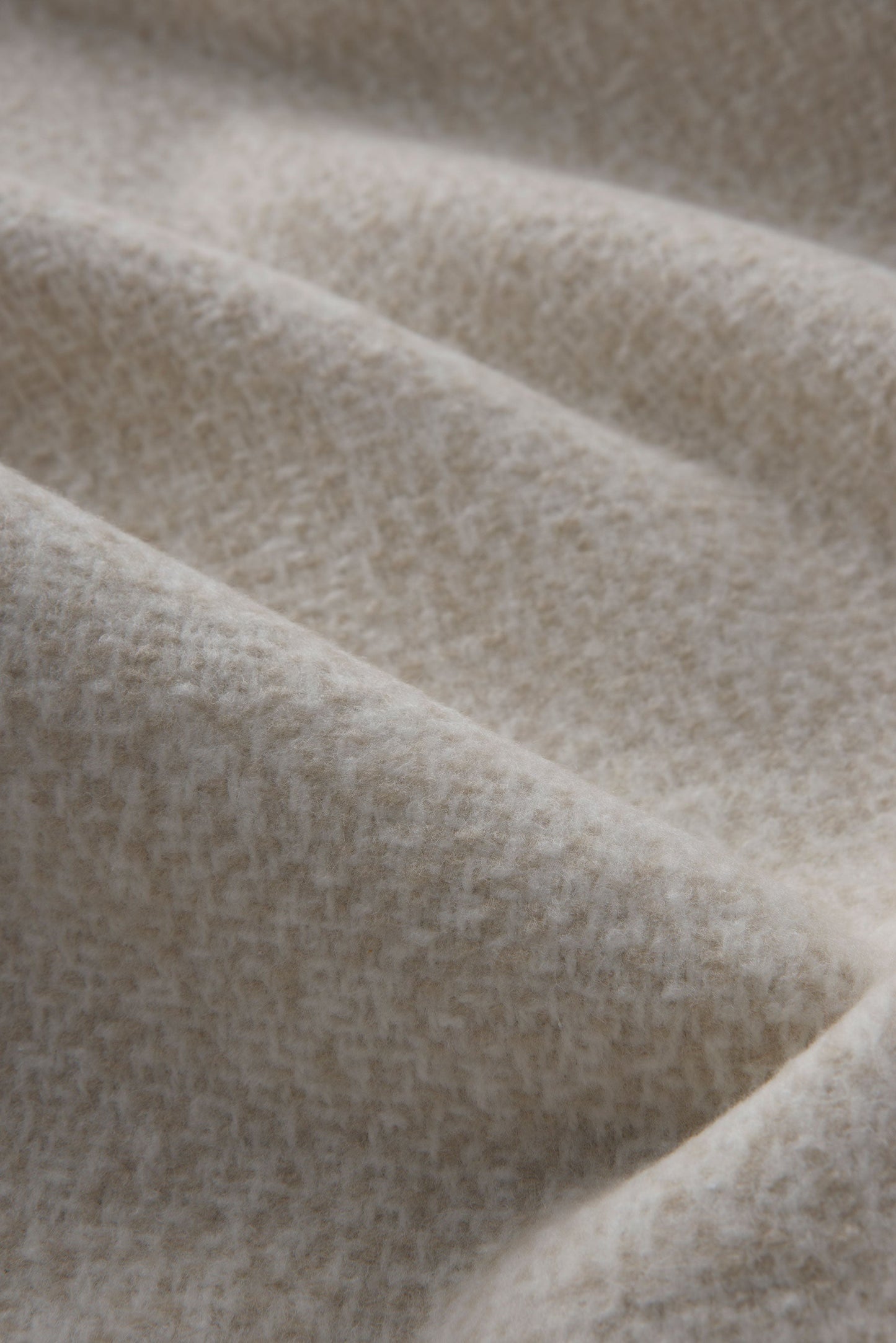 Tweed Weave Throw with Fringe