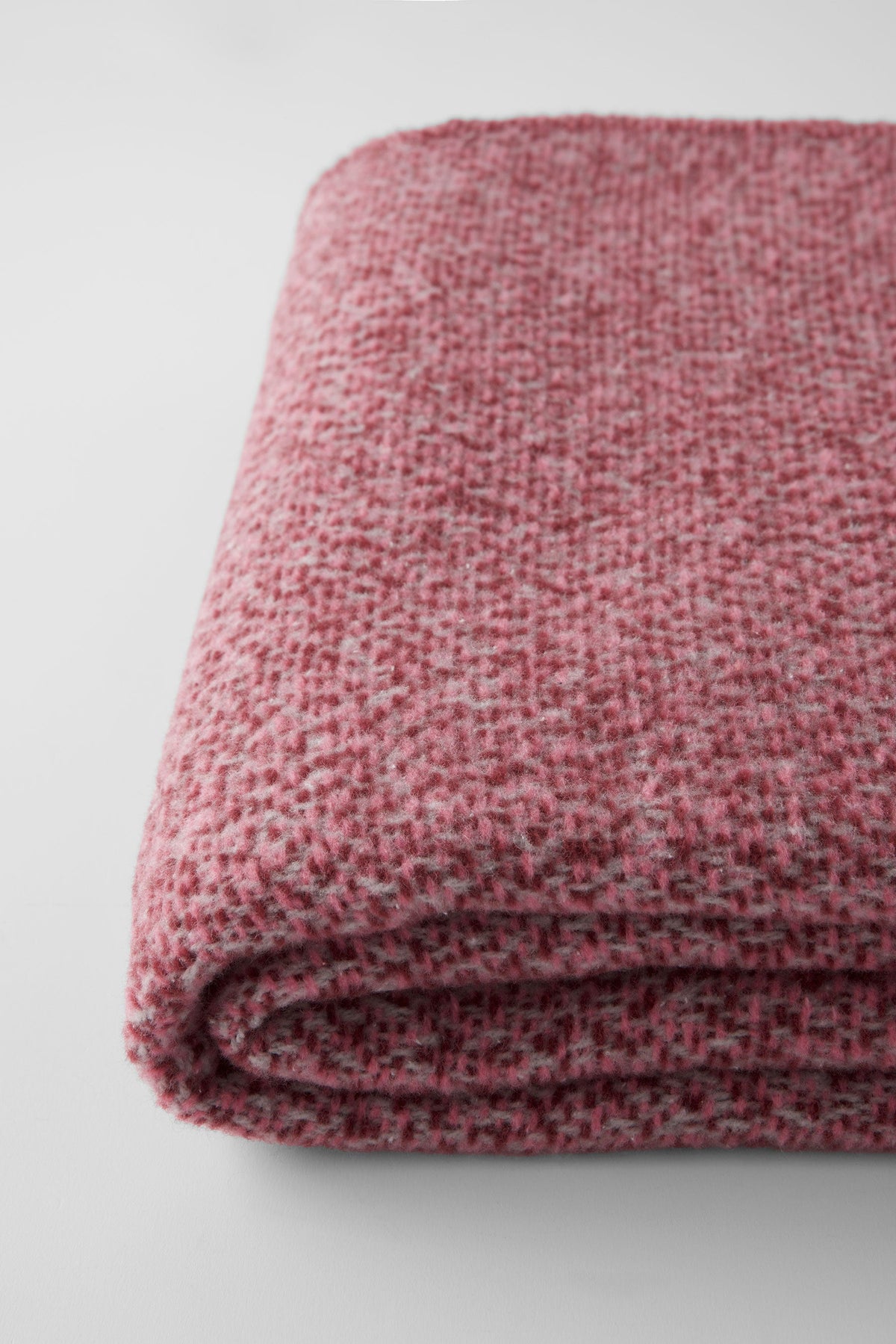 Tweed Weave Throw with Fringe
