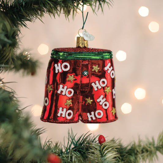 Holiday Boxer Shorts Ornament