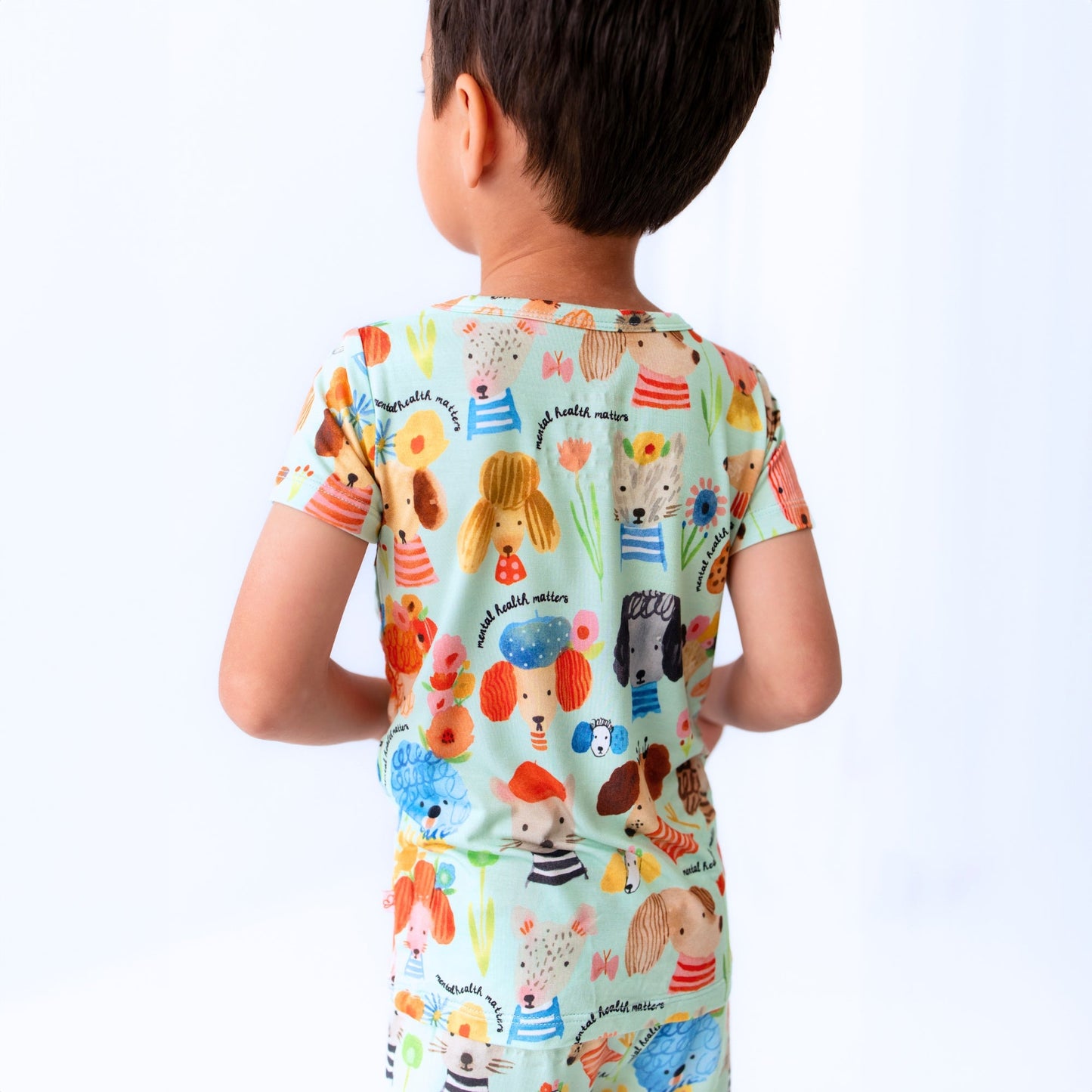 The Second-Skin 2-Piece Short Sleeve Pajama | Mindful Doggos