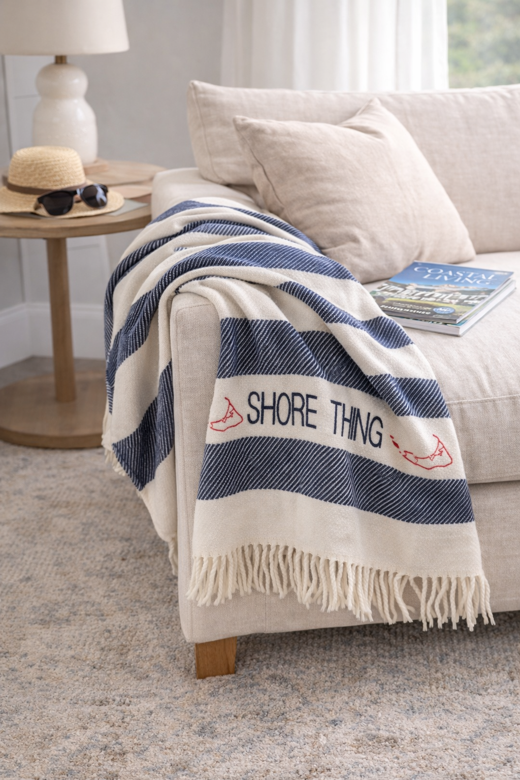 Candy Stripe Throw
